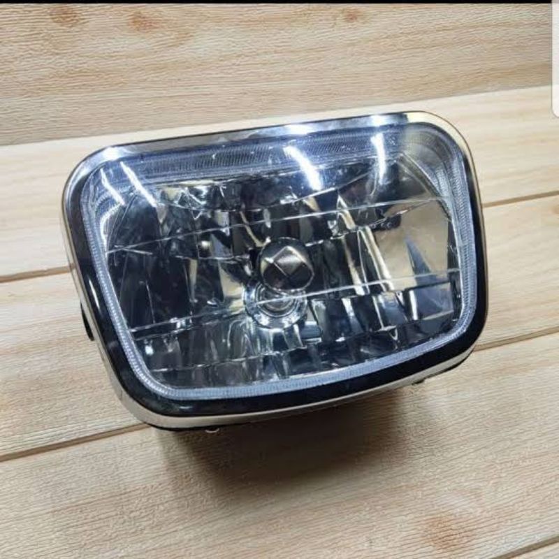 LAMPU DEPAN RXKING REFLEKTOR RX KING NEW SCORPIO CHROME KACA BENING