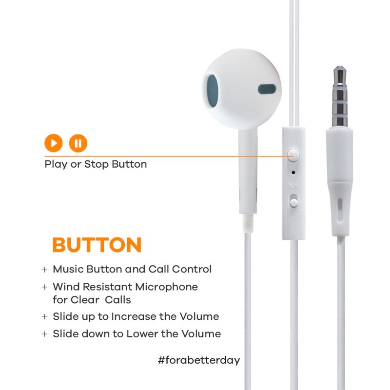 Headset Earphone Stereo JETE Classic