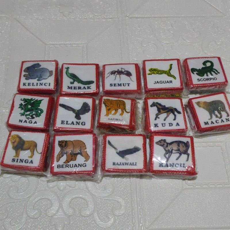 LAMBANG REGU( 1 SET)/LAMBANG PRAMUKA /PERLENGKAPAN PRAMUKA