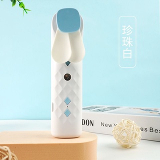 Kipas Angin Mini Portable Nano Spray 2 in 1 Usb Cas Genggam Bisa Di Isi Air