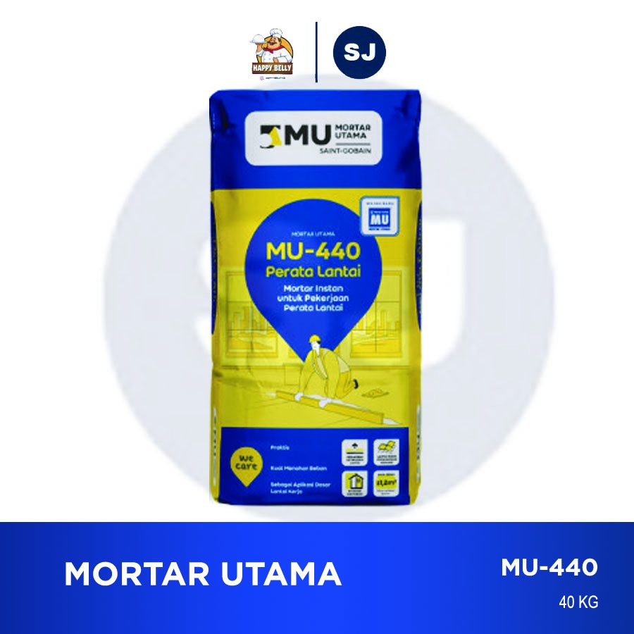 MU-440 Floor Screed 40kg MORTAR UTAMA PERATA LANTAI NON EKSPOSE