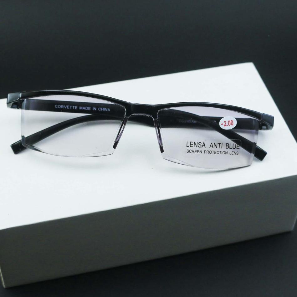 Big Sale 245/KACAMATA MINUS LENSA HITAM GRADIASI/KACAMATA MINUS FRAMELESS TANPA FRAME/KACAMATA MINUS