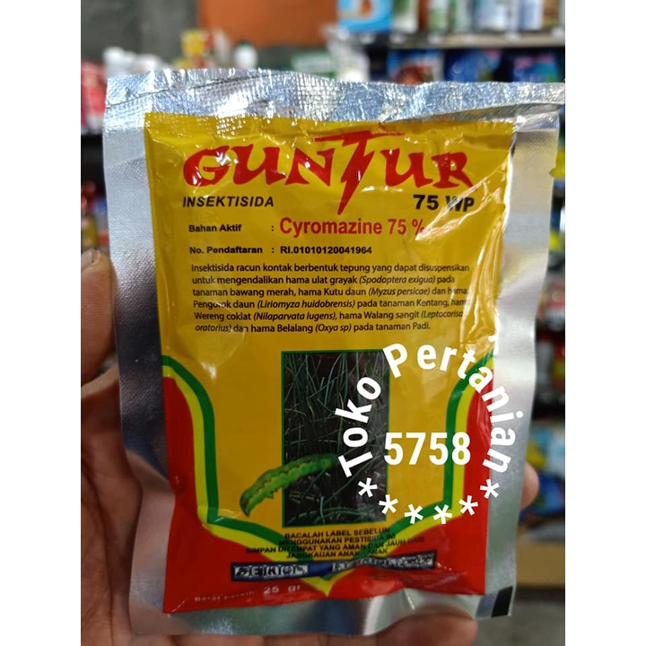 Insektisida Guntur 75 WP 25 gr