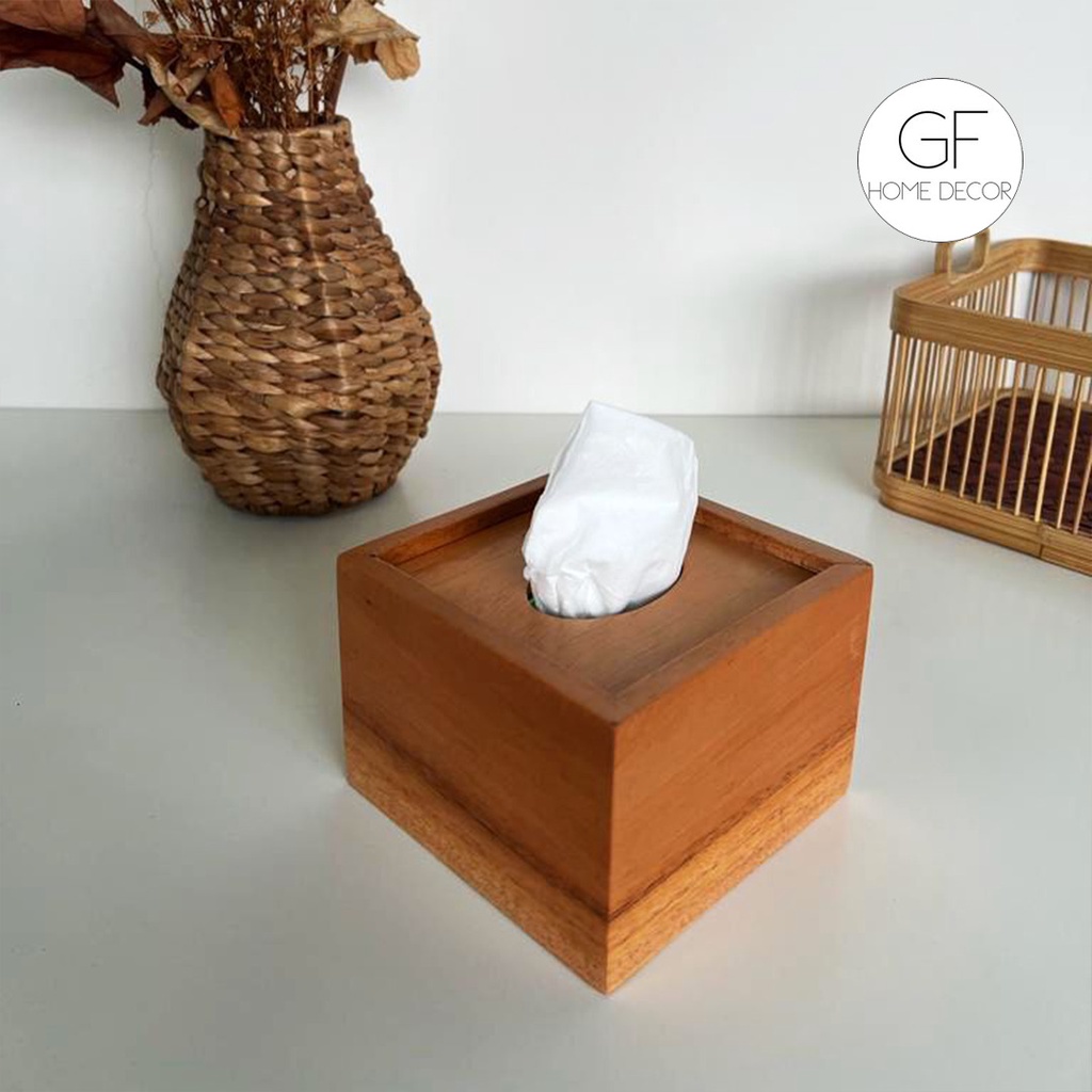Kaia Tissue Box / Tissue Box / Tissue Box Kayu / Tempat Tissue / Kotak Tissue Kayu