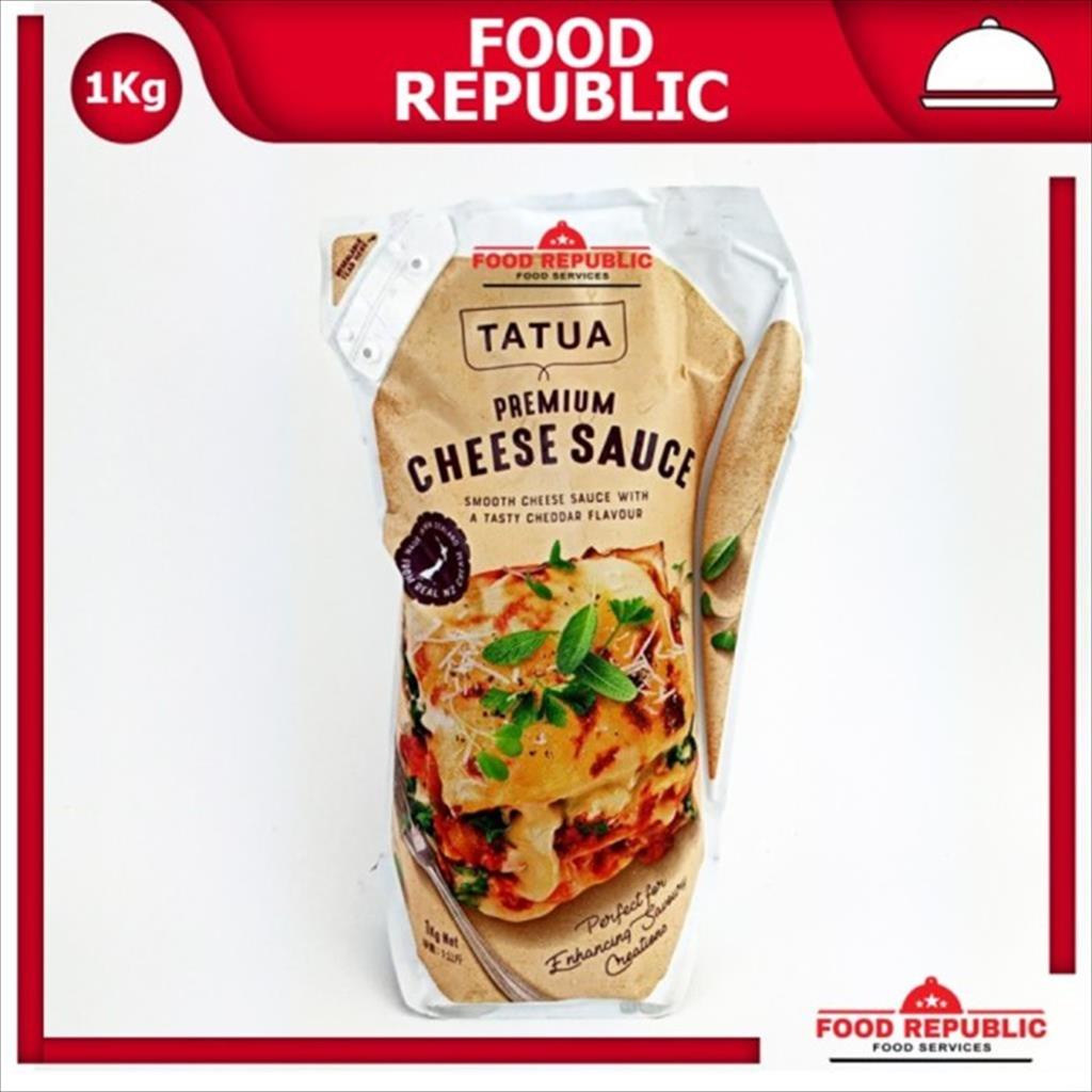 TATUA PREMIUM CHEESE SAUCE 1 KG HALAL IMPORT NEW ZEALAND TANPA PEWARNA BUATAN