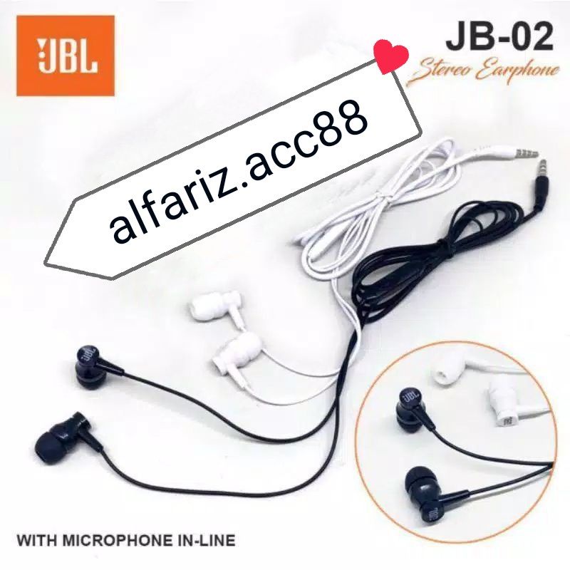 Headset/HF JBL Streo Bass Bisa Buat Tlp Juga. Dan Bisa digunakan untuk Semua jenis Merek Handphone  