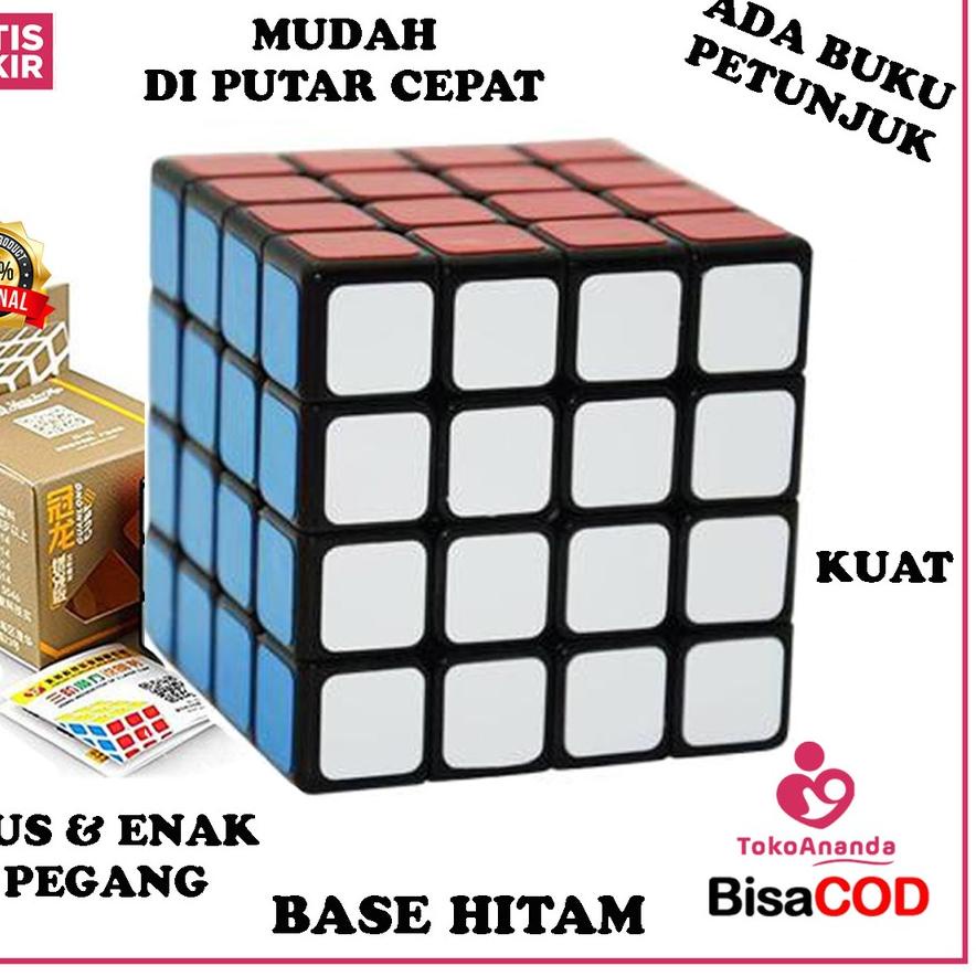 Ready Stock RUBIK 4X4 / RUBIK / RUBIK YONGJUN 4X4 / MAINAN RUBIK / RUBIK MAINAN ASAH OTAK/ RUBIK / R