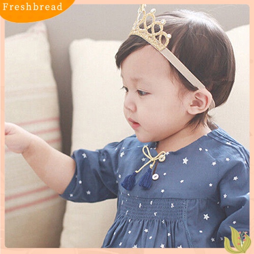 (Fresh) Bandana Lucu Model Mahkota Princess Untuk Bayi / Anak Perempuan