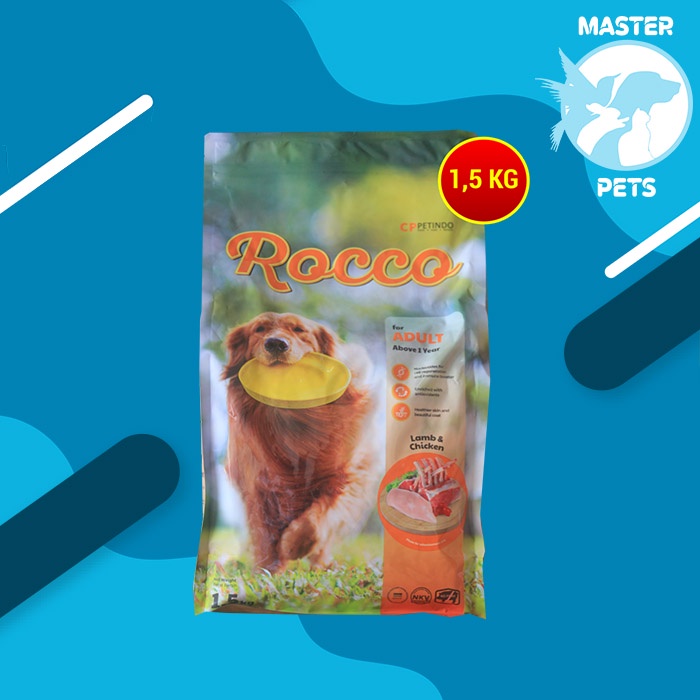 Makanan Kering Anjing Rocco Dry Dog food 1.5 KG