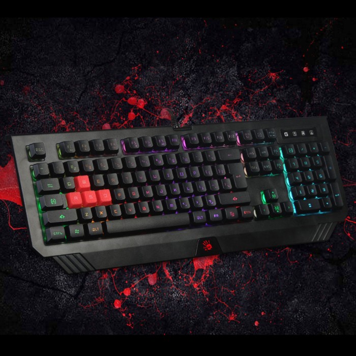 Produk Unggulan Bloody B120N Neon Gaming Keyboard Gilaa