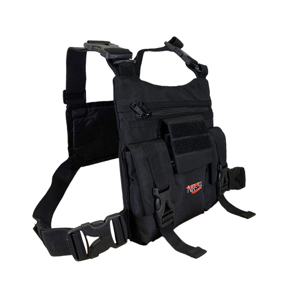 TAS DADA PRIA TACTICAL ORIGINAL NR-59 BLACK / CHEST RIG BAG NR-59 ORIGINAL / CHEST BAG PREMIUM ORIGINAL