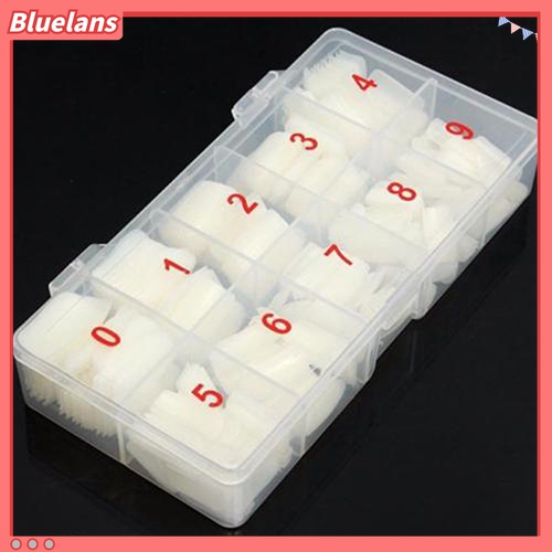 (In Stock) Kacamata Hitam Lensa Warna Warni ♡500pcs Kuku Palsu Full Cover Warna Putih Untuk Nail Art