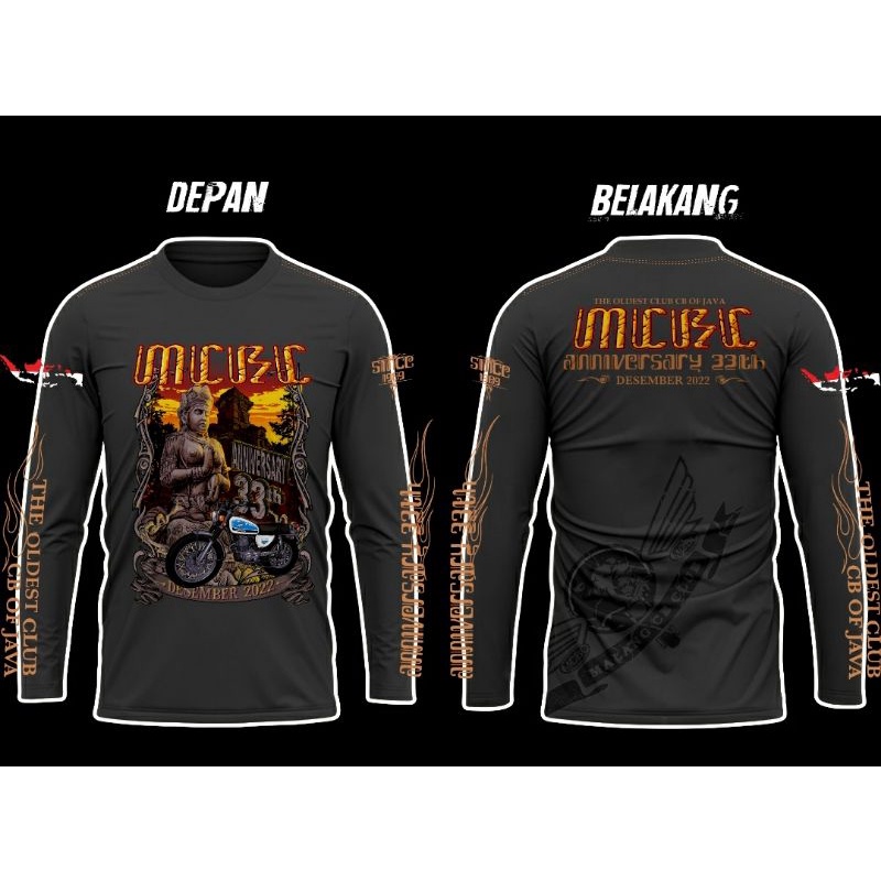 KAOS CB ANNIVERSARY MCBC 33 tahun