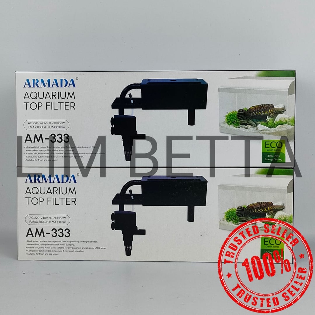 TOP FILTER ARMADA AM-333 / TOP FILTER AQUARIUM 3 IN 1 ARMADA