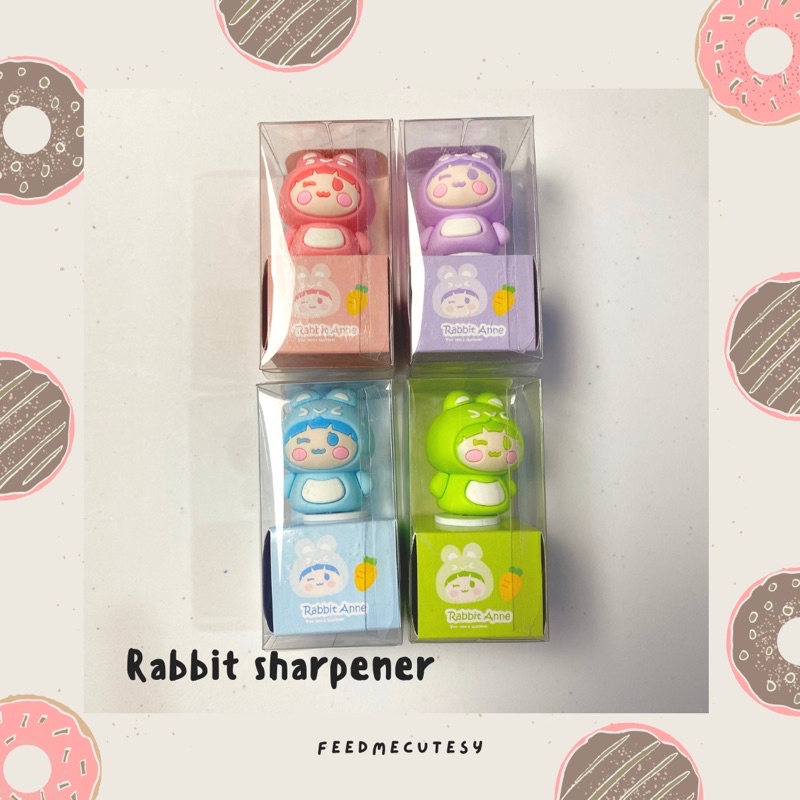 

rabbit sharpener | Feedmecutesy | atk alat tulis lucu anak import