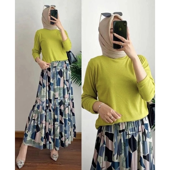 KAOS RIB PREMIUM LENGAN PANJANG KAOS RIB OBLONG