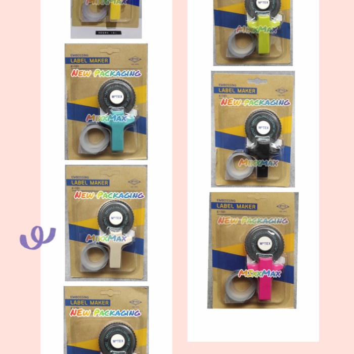 

Label Maker MOTEX E101 with 1 Wheel + BONUS SAMPEL TAPE(NEW PACKAGING)