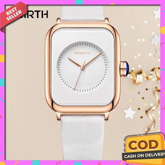 Cod✅Jam Tangan Couple Wanita Pria Analog Rubber Quartz Vintage Murah G Rebirth Jam Tangan Wanita Mod