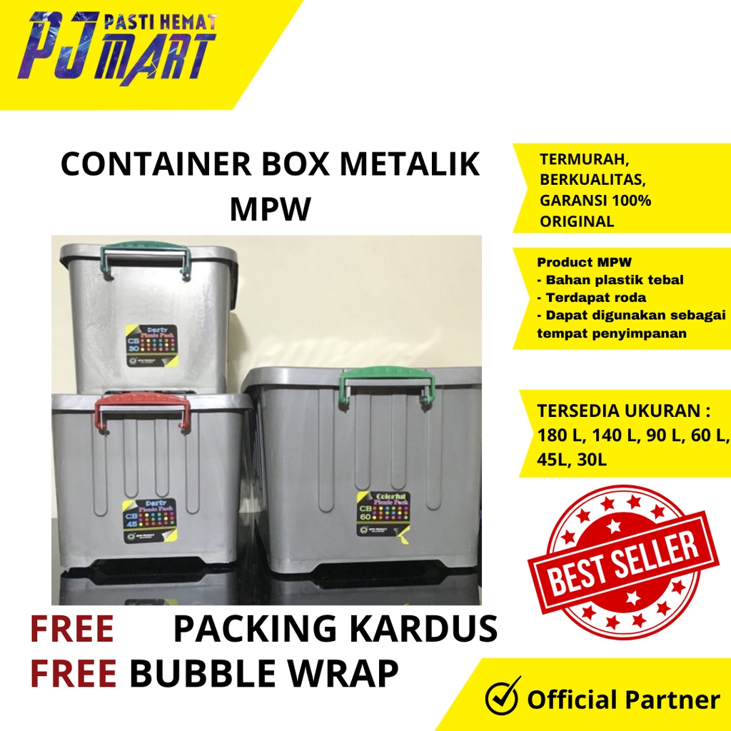 Jual Container Box Metalik MPW | Kontainer Box | Box Roda | Container ...