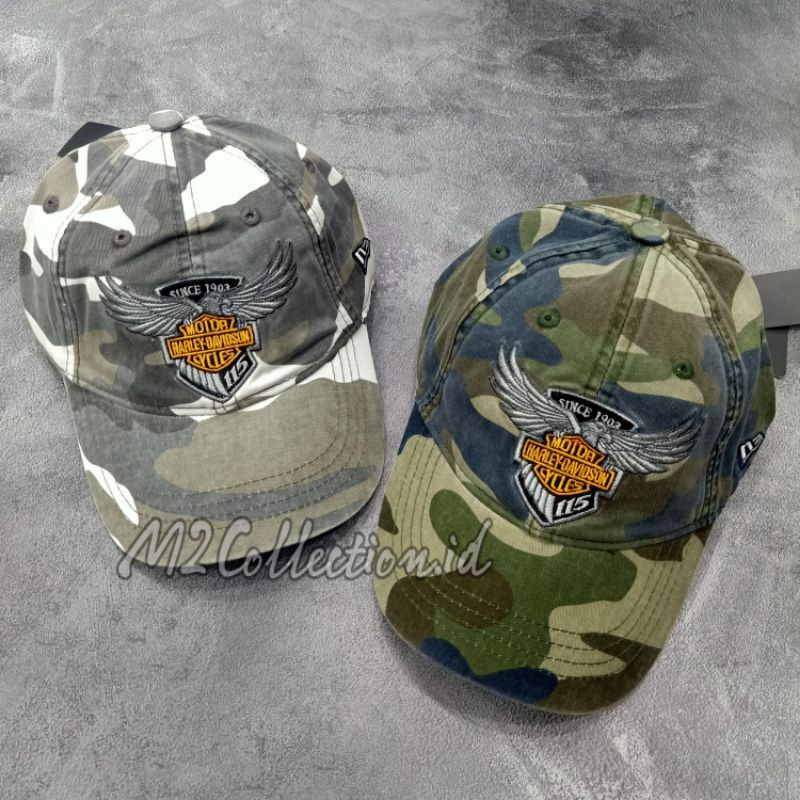 Topi Harley Davidson Army Baseball Topi Impor unisex