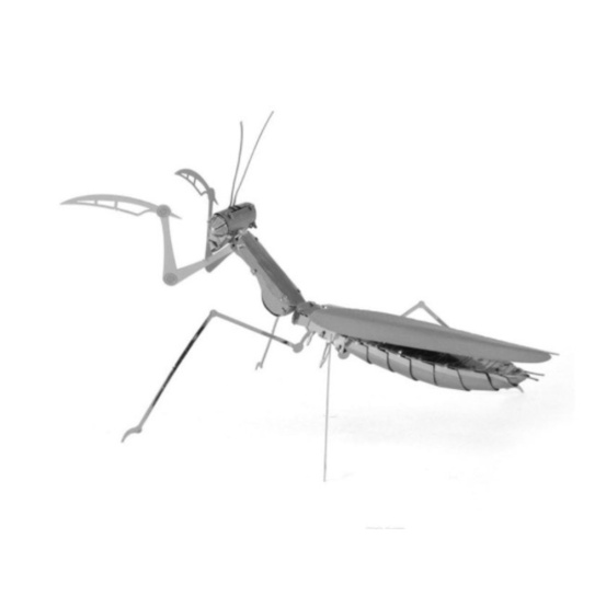 

Promo Metal Puzzle 3D INSECT ARMY Nano Puzzle DIY Miniatur Serangga - Mantis MB-095 Limited