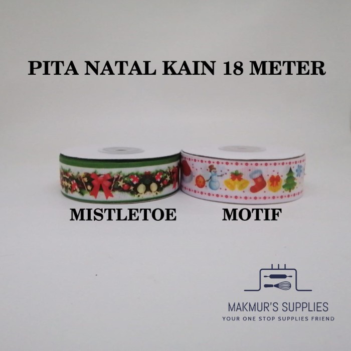 

Pita natal roll motif unik 20 yard (18 meter)