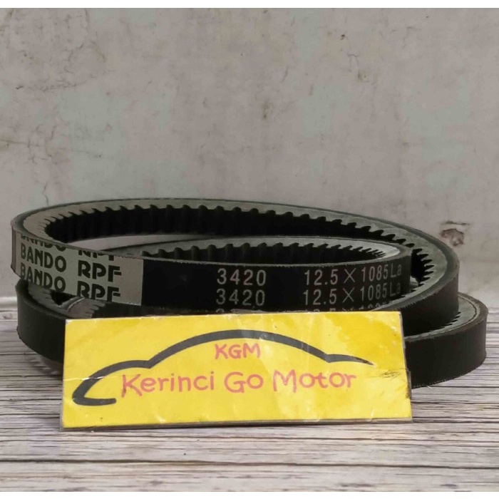 BANDO VAN BELT RPF-3420 V BELT TALI KIPAS RPF3420 FAN BELT BERGIGI