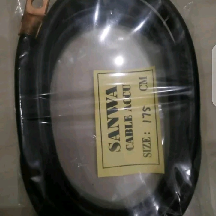 Kabel Aki Accu Mobil Bensin Sanwa 12 volt 175 cm Murah Berkualitas Produsen Charger Aki Mobil Skun T