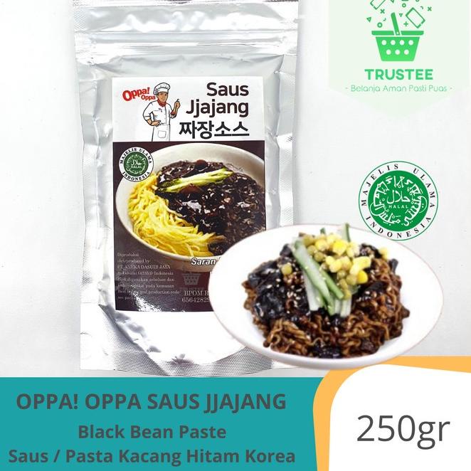 

COD Oppa! Oppa Saus Jjajang / Chunjang Black Bean Paste Jajangmyeon Halal 250gr grosir