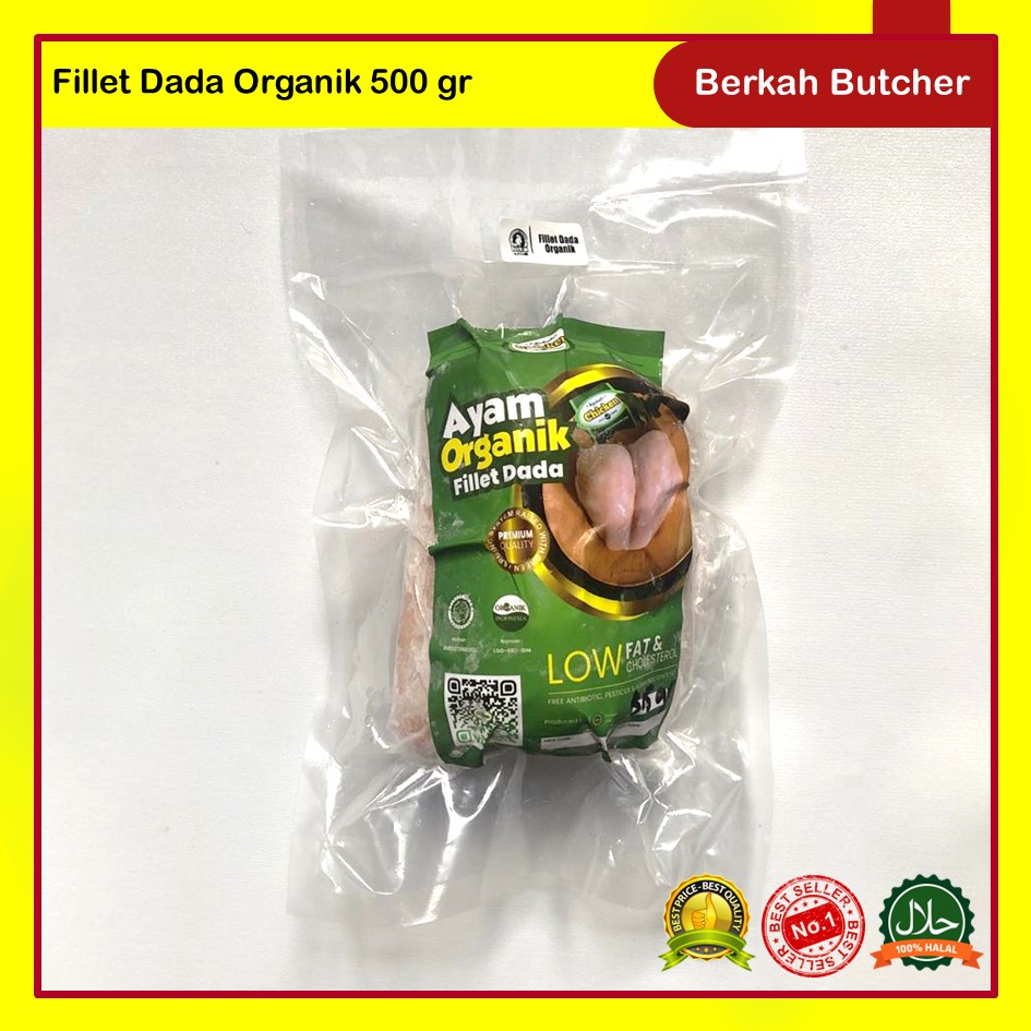 Fillet Dada Ayam Organik - Berkah Butcher