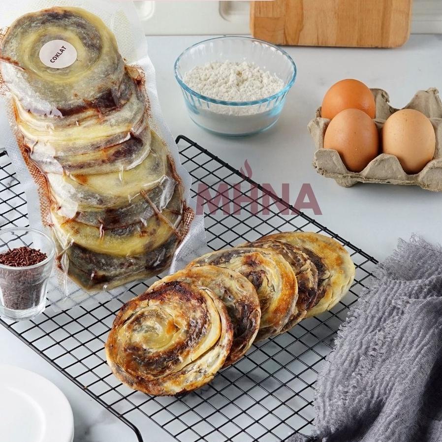 

✨Terbaru✨ Roti Maryam / Roti Canai / Roti Cane Frozen Rasa Coklat Isi 10 Pcs 