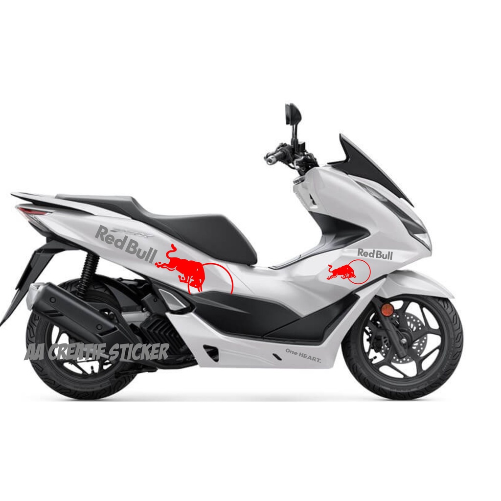 CUTTING STICKER STIKER CUTING lis polet PCX 160 REDBULL