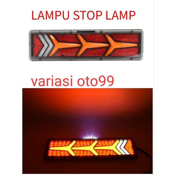 hrg Spasang Stoplamp Truck truk Model Lamborgini 3Panah 24Volt 41CM Dan 46CM