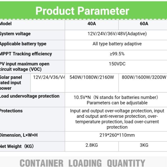 Mppt 60A Solar Charge Controller Scc Pv Solar Panel Surya Techfine
