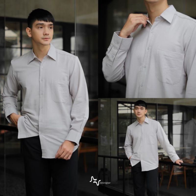 KEMEJA PRIA LINEN PANJANG