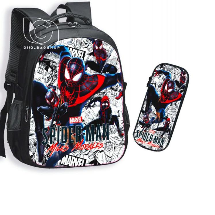 Tren Terbaru Tas Sekolah Anak 2in1/Tas Ransel Spiderman/Tas Ransel Squidgame/Tas Ransel Evos/Tas Ran