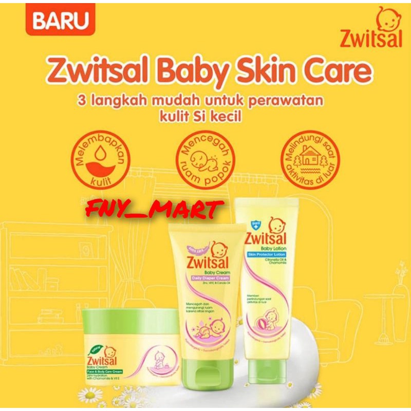 Jual ZWITSAL Baby Face & Body Care Cream 50g / Zwitsal Baby Diaper