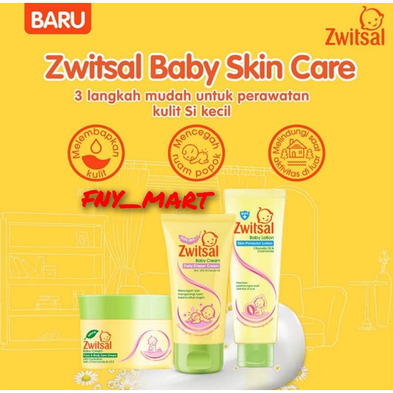 Jual ZWITSAL Baby Face Body Care Cream 50g Zwitsal Baby Diaper Cream 50gr Shopee Indonesia