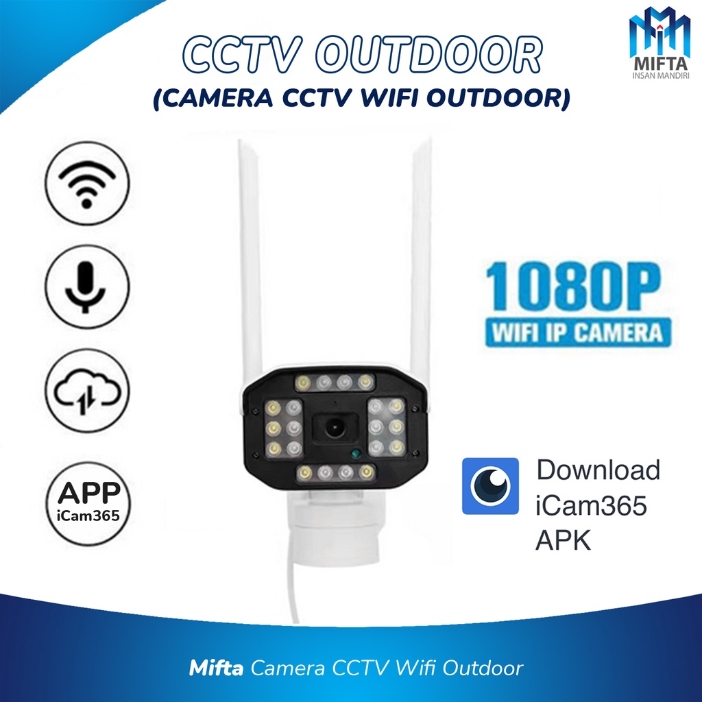 CCTV WIFI OUTDOOR WIRELESS - KAMERA PENGAMAN