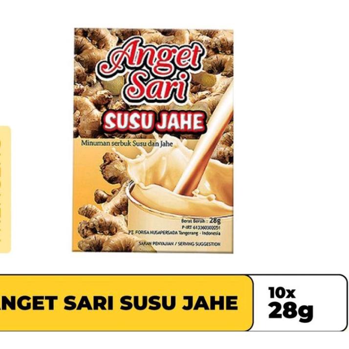 

Klaim promo--Anget Sari Susu Jahe 28gr (1 renceng isi 10.sachet)