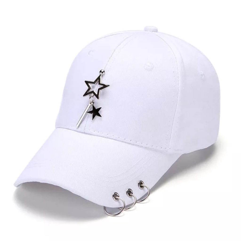 topi cincin gantungan bintang topi anting bintang topi Baseball ring anting