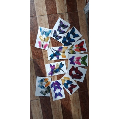 Souvenir Unik lucu Hiasan Dinding Hiasan Gorden hiasan kulkas bros kupu kupu