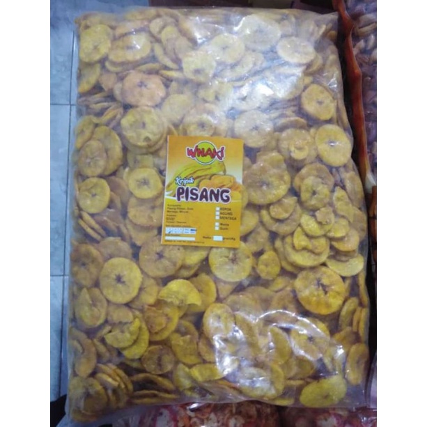 

Keripik pisang manis wnaki 3 kg