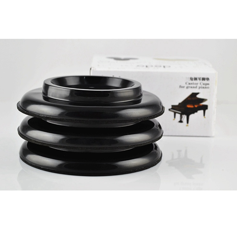 3pcs / set Pad Pelindung Lantai Bahan Busa Anti slip Untuk Grand Piano
