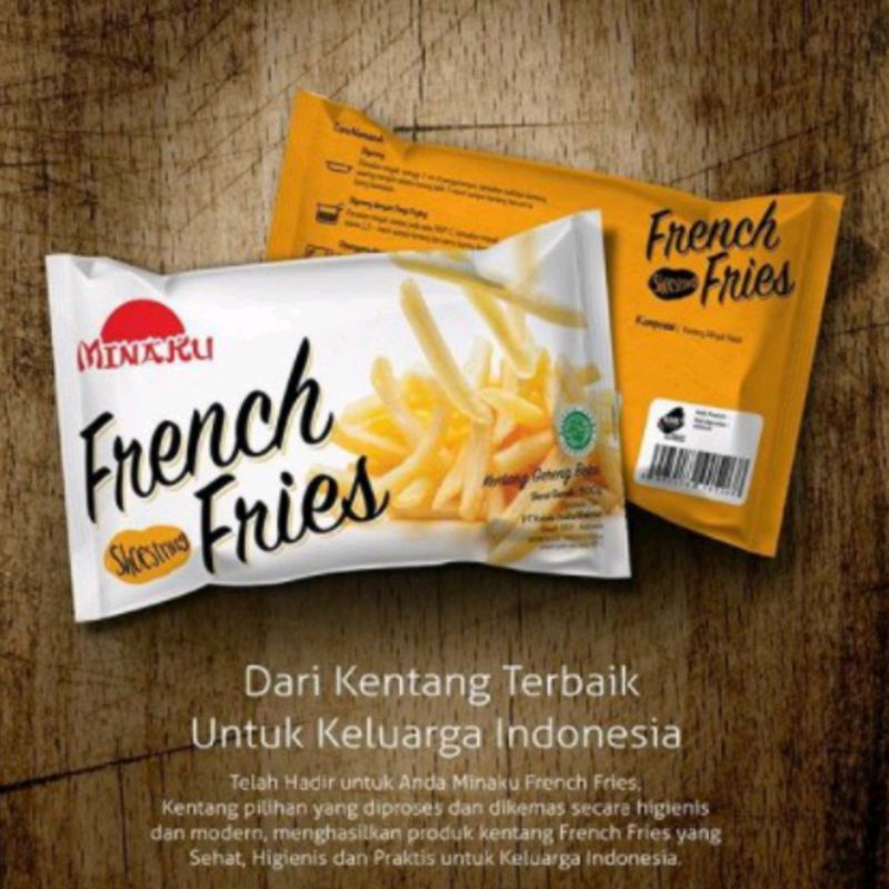 

Minaku french fries kentang shoestring 500gr