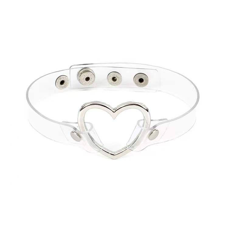 Women Gothic Fashion Heart Choker 8339