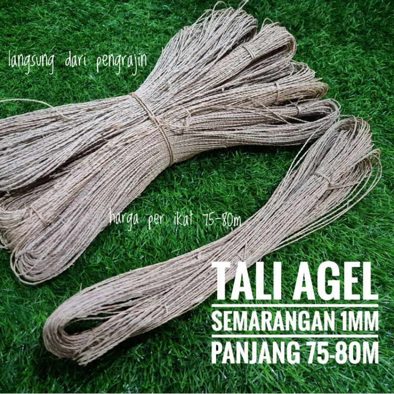 

TALI RAMI | TALI AGEL SEMARANGAN 1 MM | 1 IKAT PANJANG 75-80 METER