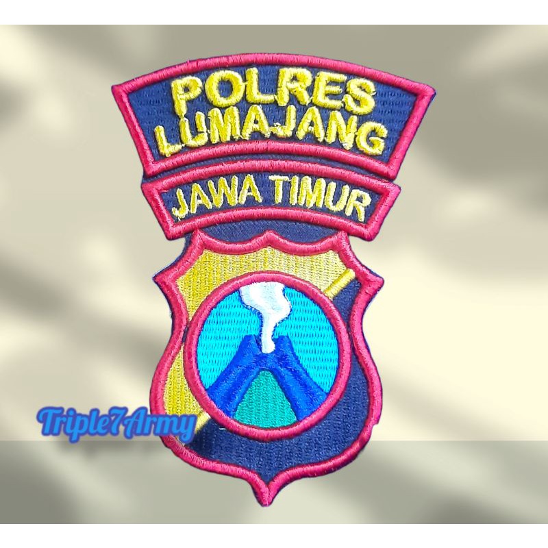Bordir Timbul Polres Lumajang
