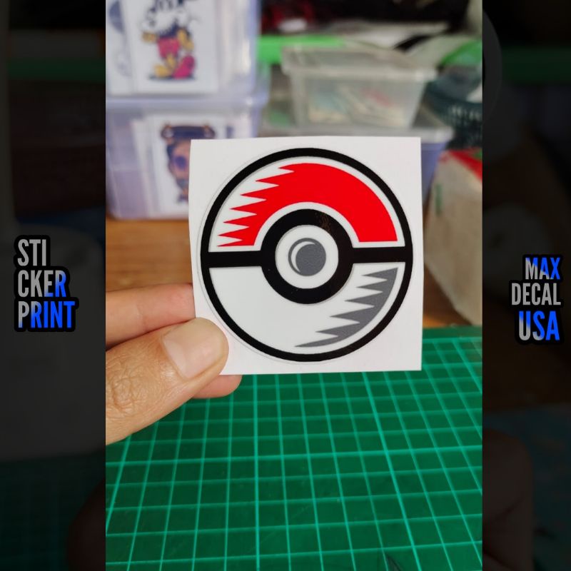 

STIKER POKEMON STICKER PRINT ANIME LOGO DLL