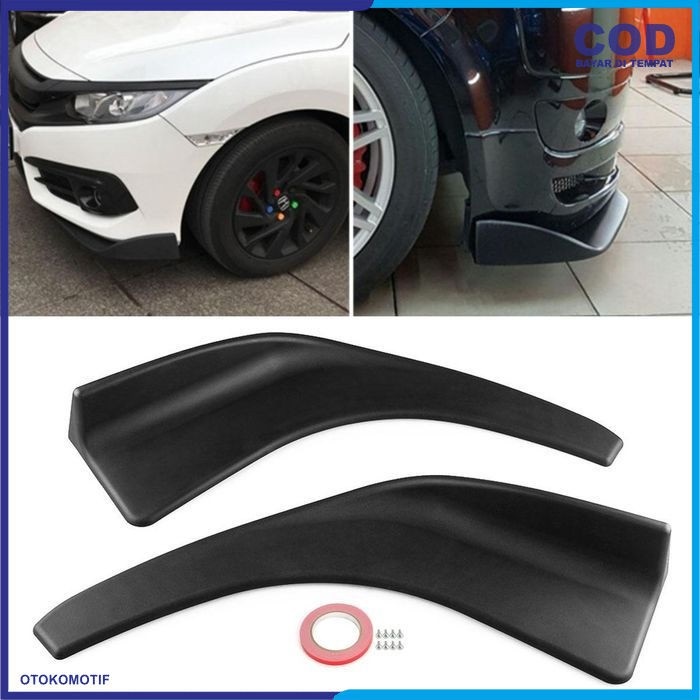 Winglet Depan Mobil Lips Bumper Winglet Lips Bumper Winglet Universal 2 pcs